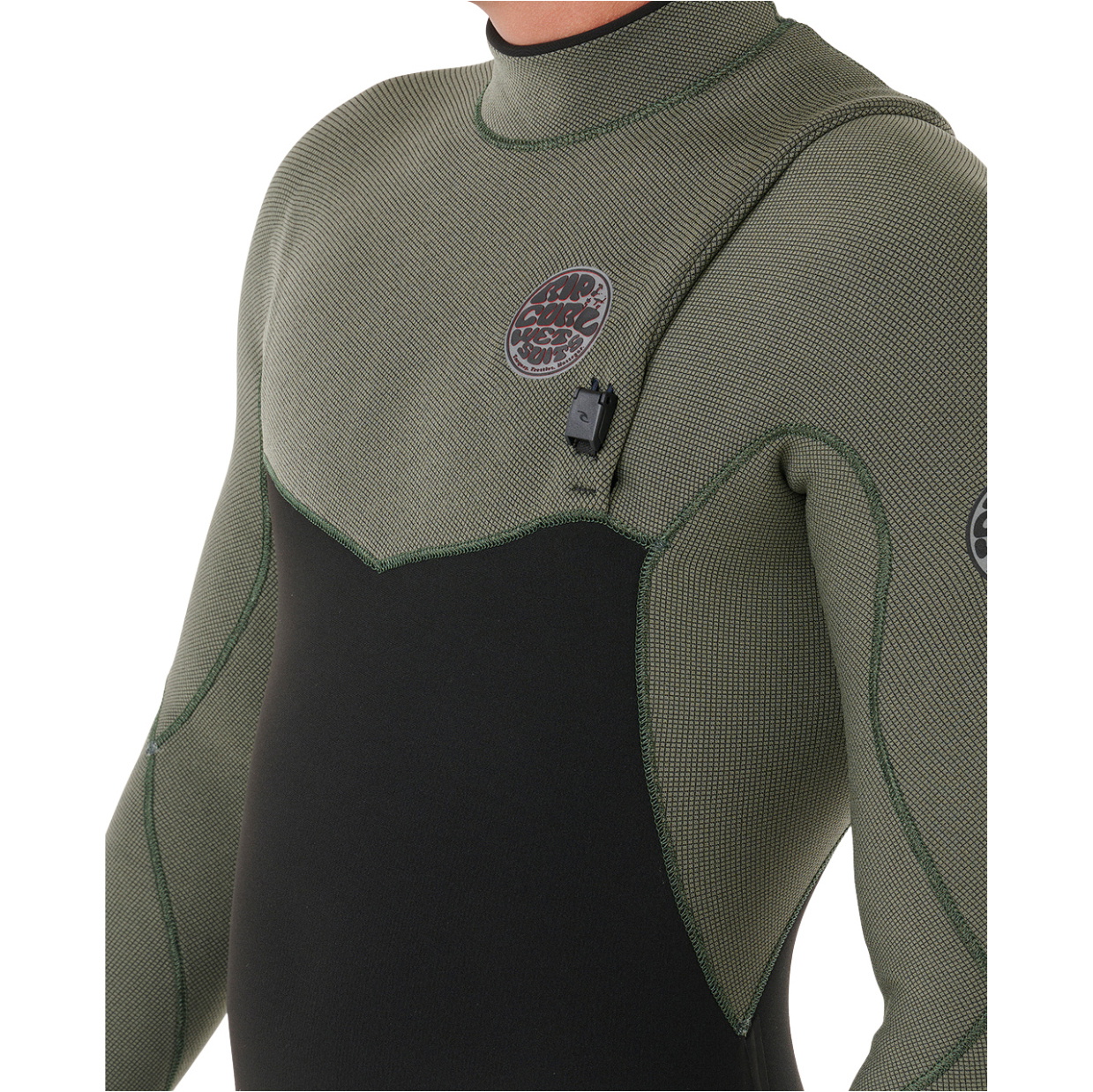 2026 Rip Curl Flashbomb Pro 4/3mm Zip Free Våddragt 17FMFS - Til Mænd Deep Cactus